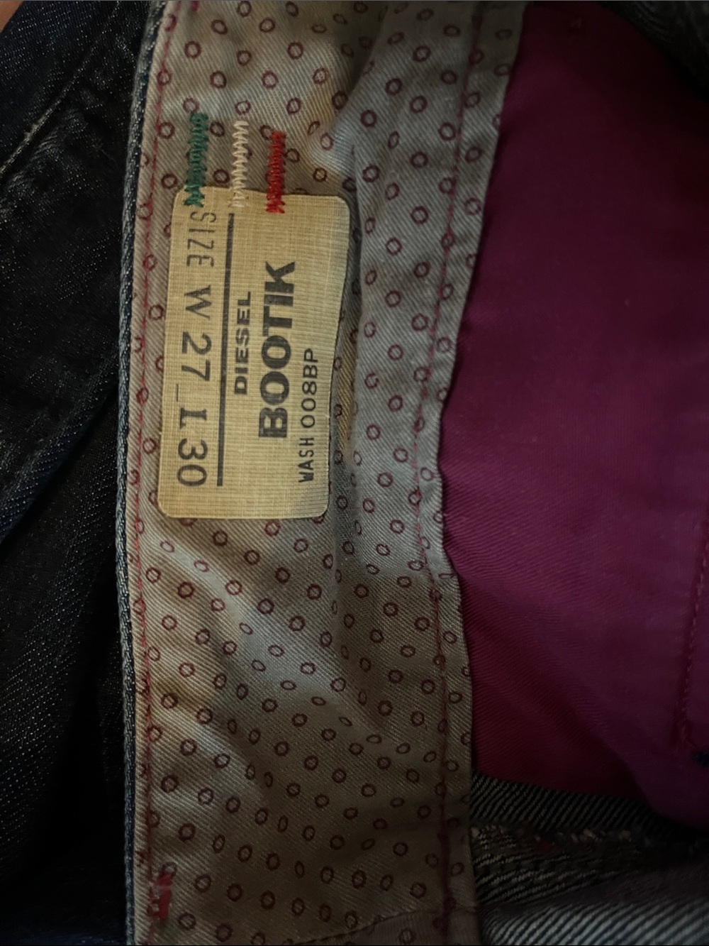 Diesel vintage jeans Made in Italy Denim Blue - Picture 14 of 15